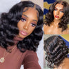 BOGO Bob Wig Body Wave Pre-Cut Lace Wigs Bleached Knots With Elastic Band