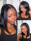 [2 Wigs=$139] 13x4 Lace Frontal Yaki Bob Wig + 5x5 Lace Water Wave Wig