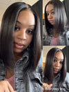 [2 Wigs=$139] 13x4 Lace Frontal Yaki Bob Wig + 5x5 Lace Water Wave Wig