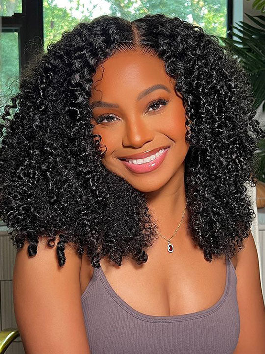 [Clearance] 6x4.5 Pre-Cut Lace & 6x6 T Part/13x4 Lace Front Human Hair Affordable Natural Look Wigs
