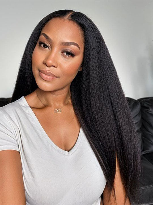 [Clearance] 6x4.5 Pre-Cut Lace & 6x6 T Part/13x4 Lace Front Human Hair Affordable Natural Look Wigs