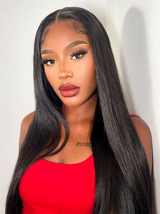 [Clearance] 6x4.5 Pre-Cut Lace & 6x6 T Part/13x4 Lace Front Human Hair Affordable Natural Look Wigs