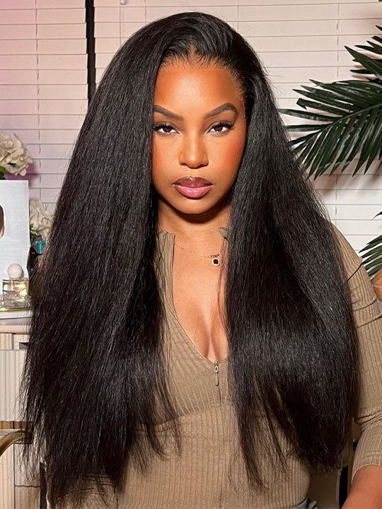 [Clearance] 6x4.5 Pre-Cut Lace & 6x6 T Part/13x4 Lace Front Human Hair Affordable Natural Look Wigs