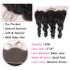 Loose Wave 3 Bundles With 13x4 HD Lace Frontal Closure 10A Brazilian Human Hair - KissLove Hair