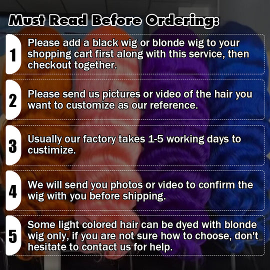 Custom Hair Color Service - KissLove Hair