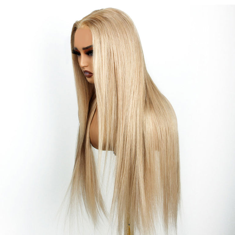 [Flash Deal] Ash Blonde 3D Body Wave Pre-Cut 4x4 5x5 Lace Front Human Hair Wigs