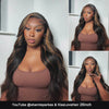 [Flash Sale] Pre Bleached Bye Bye Knots Brown Balayage Highlight Wig Body Wave Lace Frontal Wigs