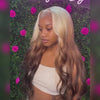 Ombre Blonde Brown Wig 3D Body Wave Honey Blonde On Brown Hair 13x4 HD Lace Front Human Hair Wigs