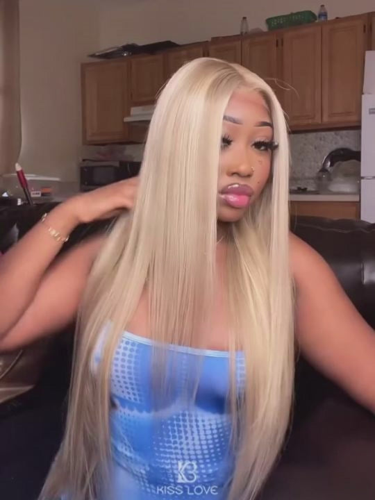 [Vente de liquidation] Balayage blond sur perruque ondulée brune 5x5 perruques en dentelle cheveux humains