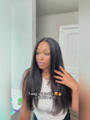 [Wear & Go] Yaki Straight/Kinky Straight Hair Bye Bye Knots Put on and Go Glueless 6x4.5/10x6 Parting Max Lace Wigs