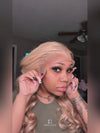 [Flash Sale] Ash Blonde Hair 13x4 Transparent Lace Front Wig 250% Density
