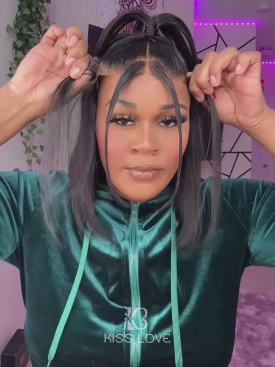 [Clearance] 6x4.5 Pre-Cut Lace & 6x6 T Part/13x4 Lace Front Human Hair Affordable Natural Look Wigs