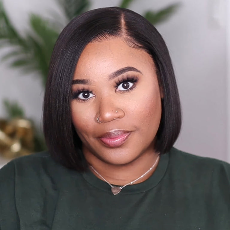 [Clearance] 6x4.5 Pre-Cut Lace & 6x6 T Part/13x4 Lace Front Human Hair Affordable Natural Look Wigs