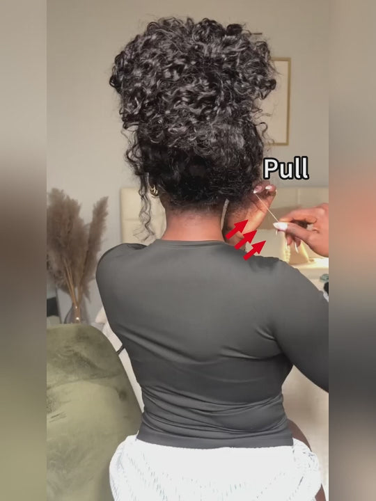 Kisslove Invisi-Drawstring Water Wave 360 Lace Frontal Wig Pre Everything Glueless Lace Wigs