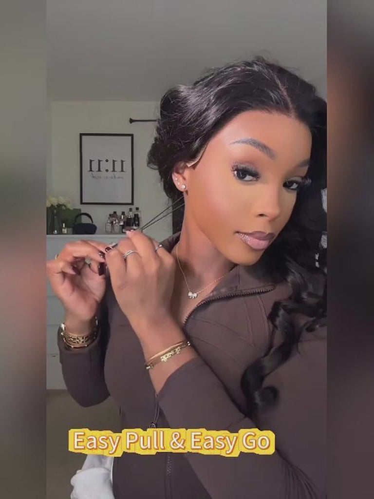 Pre-Bleached Knots Body Wave 13x4 HD Full Lace Frontal Wig Upgrade Ready to Go Wigs