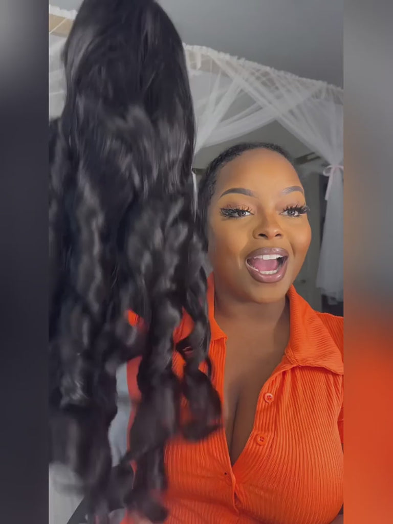 Pre-Bleached Knots Body Wave 13x4 HD Full Lace Frontal Wig Upgrade Ready to Go Wigs