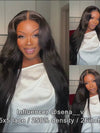 [20" = 119 $] Noeuds blanchis sans colle 5x5 HD Lace Wig Body Wave 14A cheveux humains vierges