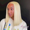 613 Honey Blonde Bob Wig 13x4 HD Transparent Lace Front Perruques de cheveux humains