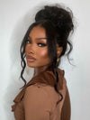 KissLove Glueless Invisi-Drawstring 360 Lace Wig Body Wave Pre Everything Kinky Edge Lace Frontal Wigs