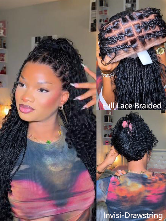Extensions de cheveux humains queue de cheval Extension de cheveux de vague de corps pour les femmes