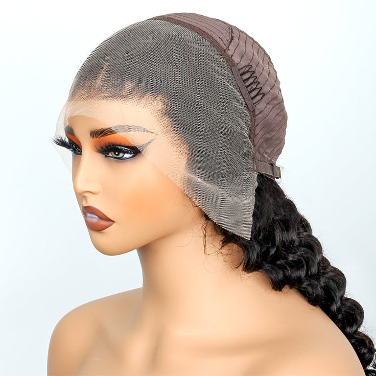KissLove New Wand Curl Hairstyle HD 13x4 Lace Frontal Wig Pre Plucked Glueless Wig
