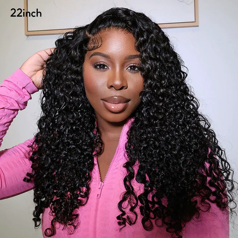 Wear & Go Air Wig 13x4 Lace Wig Water Wave Human Hair- KissLove Hair