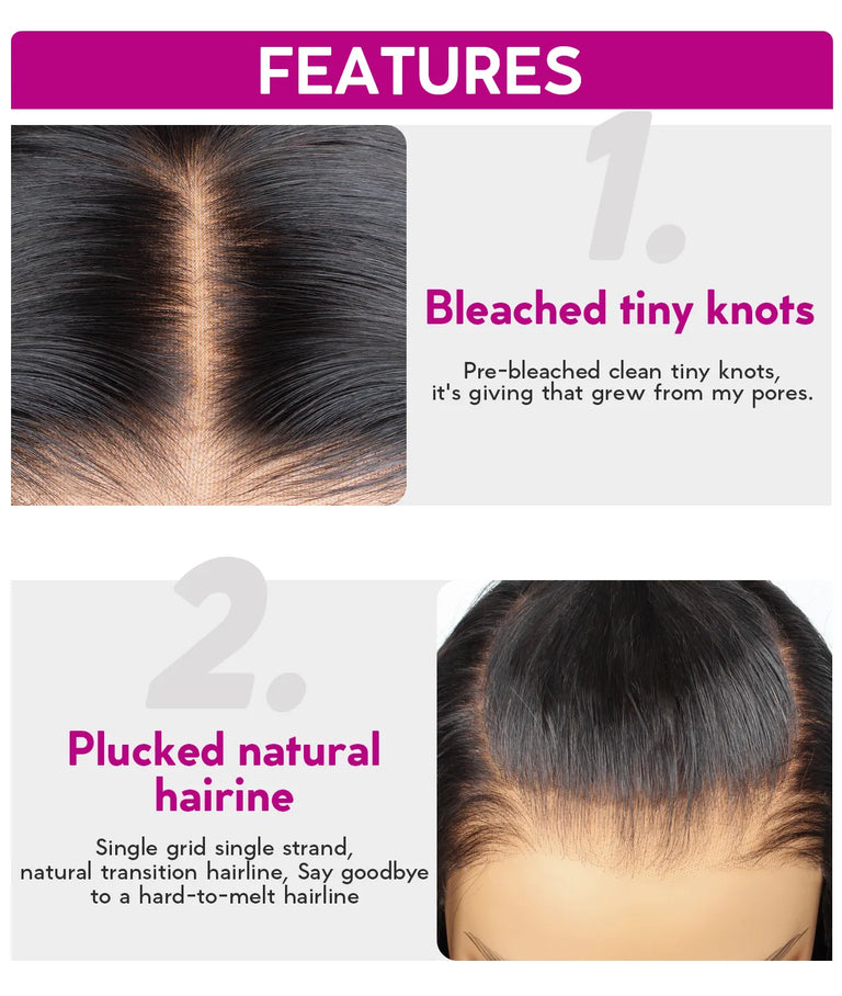 [Flash Sale] Pre-Everything Glueless 6x4.5/10x6/13x4 Lace Wig Straight/Body Wave Human Hair Wigs