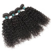 Jerry Curly 3 Bundles With 13*4 Lace Frontal Brazlian Human Hair Weave