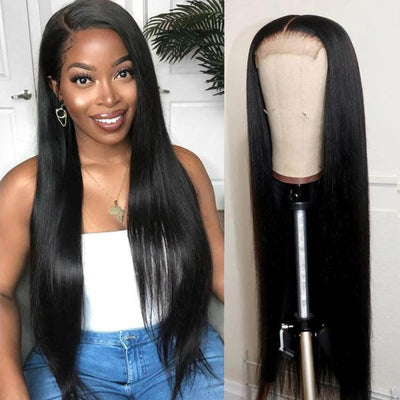 5x5 HD Lace Closure Wig Brazilian Straight Hair Lace Wigs- KissLove Hair