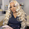 5*5 6*6 HD Lace Wigs 613 Blonde Hair 3D Body Wave Brazilian Virgin Human Hair Wigs - Kisslove Hair