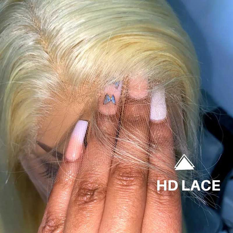5*5 6*6 HD Lace Wigs, 613 Blonde Wig Straight Hair - Kisslove Hair