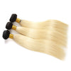 1B/613 Blonde Hair Bundles With Closure 10A Brazilian Straight Virgin Hair