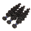 4*4 Lace Closure With Bundles Loose Deep Wave Brazilian Hair Weave