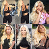 10A 613 Honey Blonde Hair Body Wave 3 Bundles With 13x4 Lace Frontal - KissLove Hair
