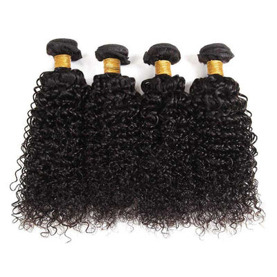 Jerry Curly 9A Brazilian Virgin Human Hair Weave Bundle Deals - KissLove Hair