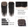 Water Wave 3 Bundles With 4*8 Lace Closure Brazilian Human Hair Weave