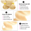 10A 613 Honey Blonde Hair Body Wave 3 Bundles With 13x4 Lace Frontal - KissLove Hair
