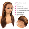 Highlight Wig Brown Lace Front Wigs Straight Hair -KissLove Hair