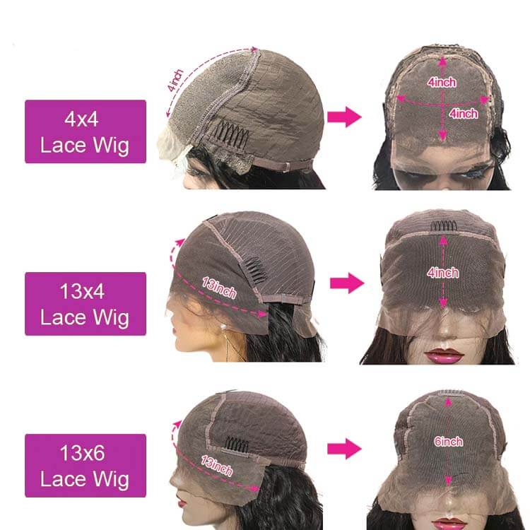 4x4 13x4 13x6 Lace Front Wigs Caps -KissLove Hair