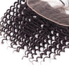 13x4 HD Transparent Lace Frontal Closure Deep Wave Brazilian Virgin Human Hair - Kisslove Hair