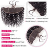 13x4 HD Transparent Lace Frontal Closure Deep Wave Brazilian Virgin Human Hair - Kisslove Hair