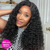 Double Drawn 5*5 HD Lace Wigs Deep Wave 14A Brazilian Virgin Human Hair Closure Wig - Kisslove Hair