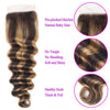 P4/27 Highlighted Bundles With Closure Loose Deep Wave 12A Brazilian Human Hair - KissLove Hair