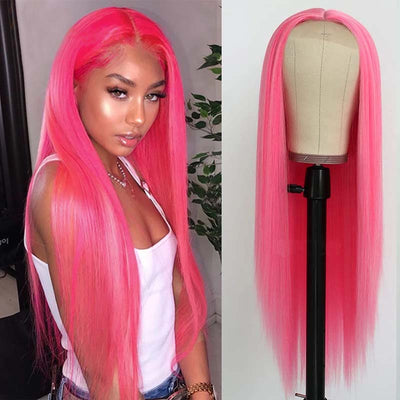 Colored Wigs Dyed From 613 Blonde Straight Hair 13x4 HD Lace Front Human Hair Wigs - KissLove Hair