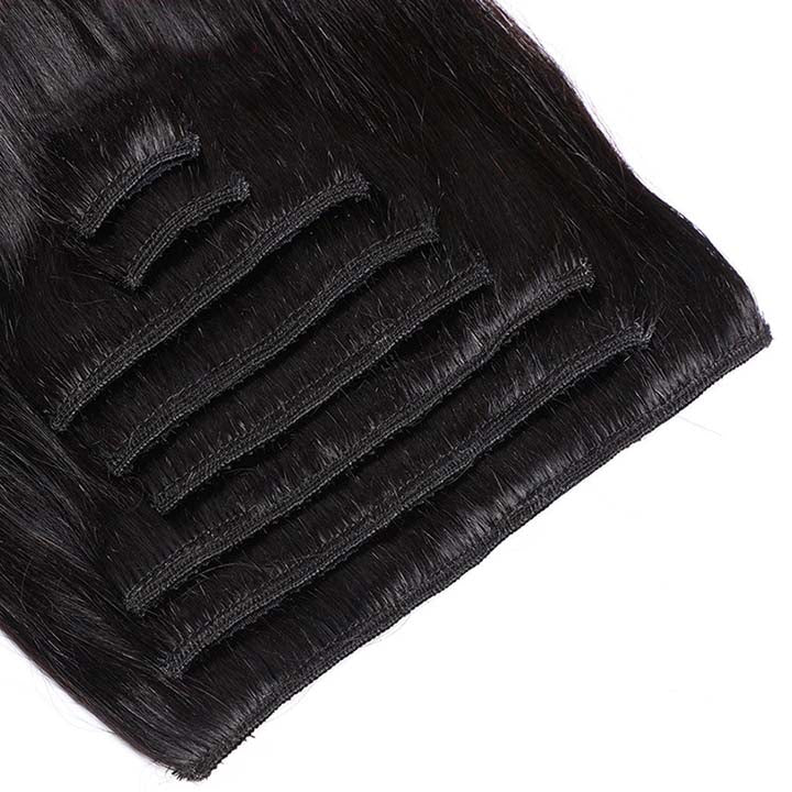 Straight Clip In Hair Extensions for Women - KissLove Hair