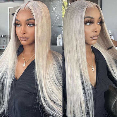 White Wig 13x4 13x6 Transparent HD Lace Wigs 100% Human Hair - KissLove Hair
