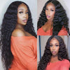 Crimped Hair 5*5 HD Lace Wig Loose Deep Wave 10A Brazilian Virgin Human Hair Wigs - Kisslove Hair