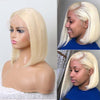 613 Honey Blonde Bob Wig 13x4 HD Transparent Lace Front Human Hair Wigs - KissLove Hair