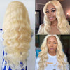 5*5 6*6 HD Lace Wigs 613 Blonde Hair 3D Body Wave Brazilian Virgin Human Hair Wigs - Kisslove Hair