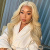 5*5 6*6 HD Lace Wigs 613 Blonde Hair 3D Body Wave Brazilian Virgin Human Hair Wigs - Kisslove Hair